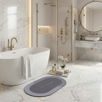 Süper Emici Kaymaz Nappa Banyo Paspası